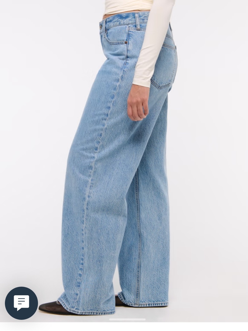 Abercrombie & Fitch Curve Love The Ultra Loose Low Rise Jean - Picture 3 of 11